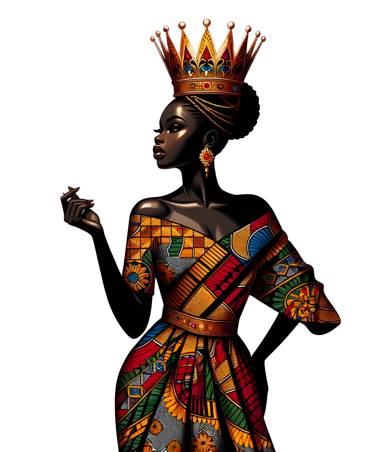 Afrocentric Melanin Queen