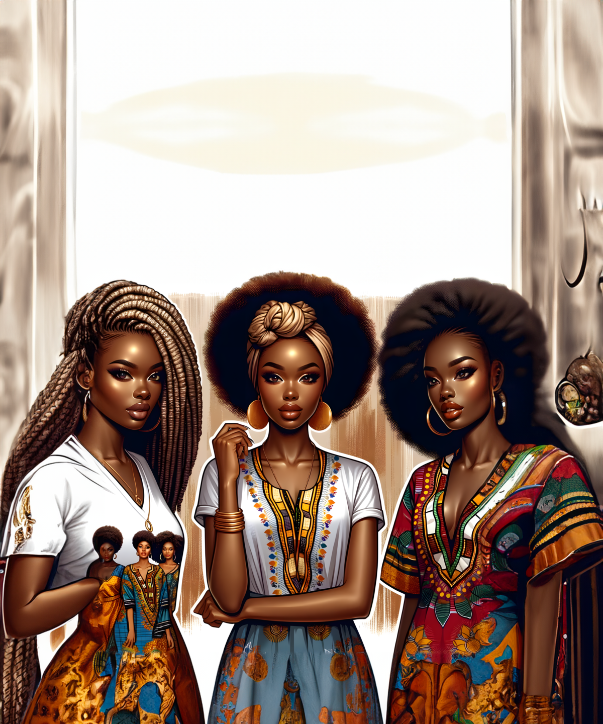 Afrocentric Melanin Queens