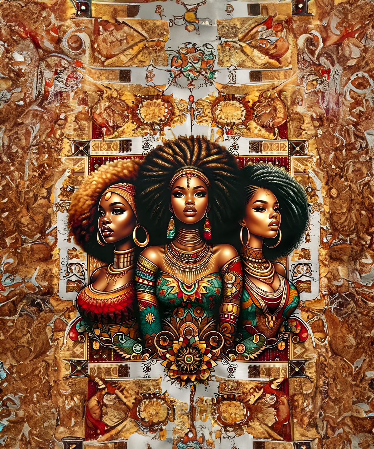 Three Afrocentric Queens